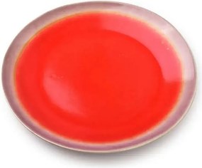 Basic Nature Lapostányér piros 28cm 2 gat Mondex