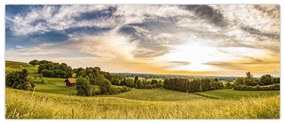 Tájkép (120x50 cm)