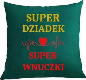 Párna párnahuzat Szuper nagypapa Szuper unokák