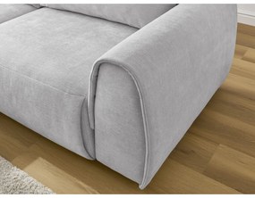 Világosszürke sarokkanapé Aden – Bobochic Paris