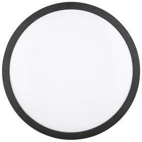 Fekete LED mennyezeti lámpa ø 40 cm Iseo – Trio