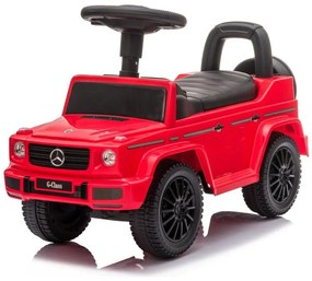 Mercedes G350d futóbicikli 2xAA, piros/fekete