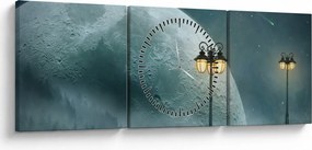 Kép - Az ég elérhető közelségben (órával) (90x30 cm)