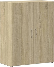 vidaXL sonoma tölgy színű szerelt fa irattartó szekrény 60x32x77,5 cm