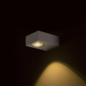 RENDL KORSO I fali lámpa szálcsiszolt alumínium 230V LED 5W 120° IP54 3000K