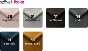 Univerzális ülőgarnitúra, smaragd, BELD ROH