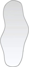 vidaXL ezüstszínű falitükör 80x35 cm