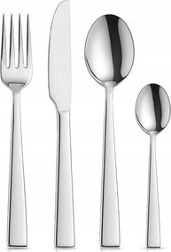 Evőeszköz Szett acél evőeszköz 6 személyes 24 db-os villa kanál kés kanál