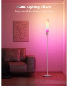 Govee - LED Dimmelhető állólámpa CYLINDER SMART RGBICWW 2200-6500K