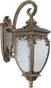MAYTONI O414WL-01GB FLEUR Klasszikus Kültéri Fali Lámpa Antik Bronz, Fekete, Arany E27 IP44
