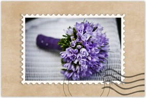 Poszterek 90x60 Lila csokor