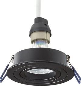 RENDL PASADENA GU10 R zápustná černá 230V LED GU10 7W