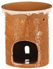 Kerámia aromalámpa mézeskalács házikó, barna