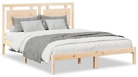 tömör fa extra hosszú ágykeret matrac nélkül 160 x 210 cm