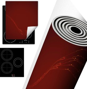 Tűzhelyvédő Szőnyeg Asztali Dekoráció 45x52 bordó