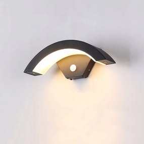 18W Kültéri fali lámpa Led kerti homlokzati lámpa IP65 mozgásérzékelő