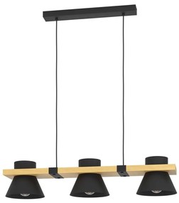 Eglo 43956 - Csillár zsinóron MACCLES 3xE27/15W/230V