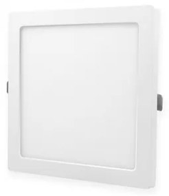 LED panel , 12W , Ultra Slim , univerzális , EasyFix , négyzet , meleg fehér