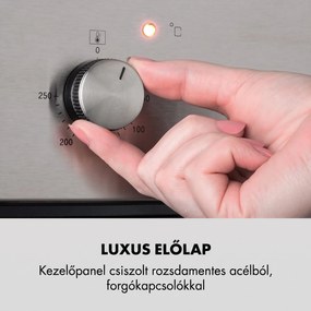 Klarstein Kalahari, beépített sütő, 2300 W, 7 funkció, fekete