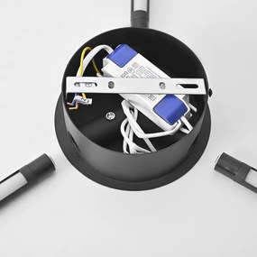 Brilagi - LED Fali lámpa LUGO TRE LED/14W/230V fekete