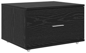 Asztal fiókkal Musta tammi 131.5 x 50 x 106.5 cm Faanyag