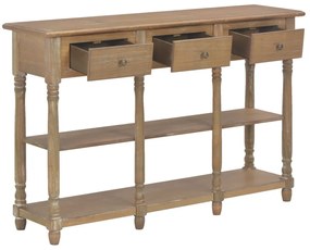 szerelt fa tálalóasztal 110 x 30 x 76 cm
