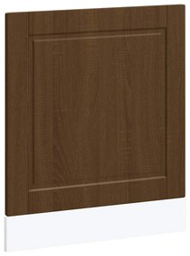 vidaXL mosogatógép panel Porto barna tölgy 60x1,5x67cm méretezett fa