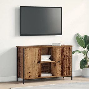 TV Szekrény Artisan Tölgy 101x35x65 cm Műanyag és Acél