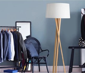 Állólámpa Barna SALINO NOVA LUCE 9145071