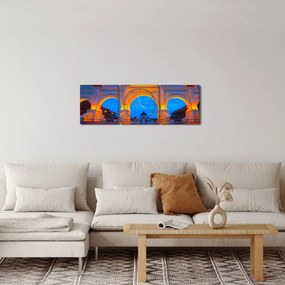 Tajvan kép (órával) (90x30 cm)