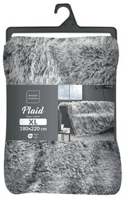Szürke műszőrme takaró 180x220 cm Antartic – douceur d'intérieur