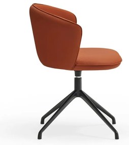 Narancssárga kárpitozott étkezőfotel szett 2 db-os Add – Teulat