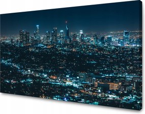 Vászonkép Építészet Los Angeles éjszaka 40X30 cm