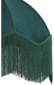 Petróleum színű függőlámpa textil búrával ø 60 cm Malacia – Light &amp; Living