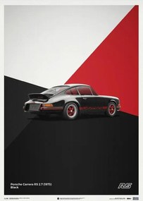 Művészeti nyomat Porsche 911 RS - Black - Limited Poster, Automobilist