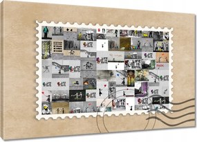 Vászonkép 60x40 Mix Banksy