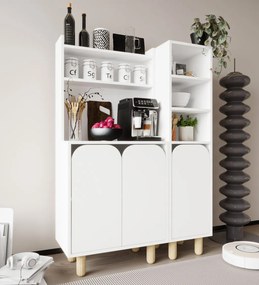 Parma konyhaszekrény, fehér, 105 cm