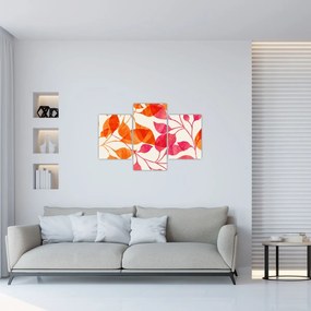 Kép - Narancssárga levelek (90x60 cm)