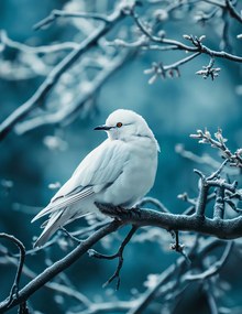 Poszter 50x65cm Gyöngymadár