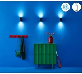 WiZ -LED RGBW Dimmelhető fali lámpa UP&DOWN 2xGU10/4,7W/230V fekete Wi-Fi