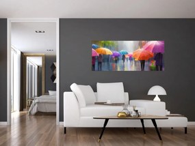 Kép - Esős nap (120x50 cm)