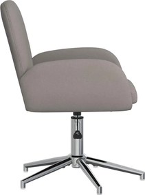 vidaXL Forgós Íróasztali Székek 4 db 54 x 58 x 90 cm Tópszínű Szövet