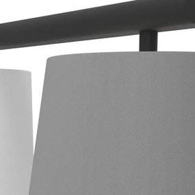 Eglo 55207 - Csillár zsinóron ALMEIDA 3xE14/25W/230V szürke