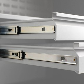 SZYMON szerszámos szekrény, 920 x 1850 x 500 mm, szürke