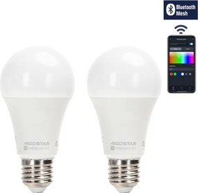 KÉSZLET 2x LED Dimmelhető izzó MESH Intelligens A60 E27/12W/230V 2700-6500K - Aigostar
