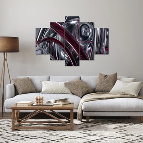 Szürke absztrakció kép (150x105 cm)