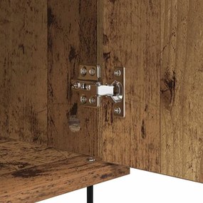 Széf fiókkal Régi fa 35 x 40 x 70 cm Faanyag