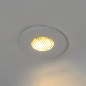 6 darabos modern fürdőszobai süllyesztett spotlámpa szett fehér IP54 - Shed Honey