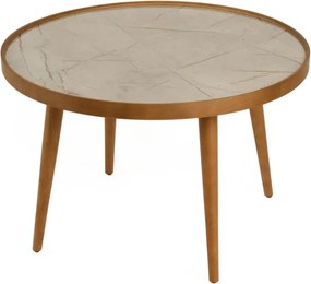 Polen 80 - Walnut, Grey Marble