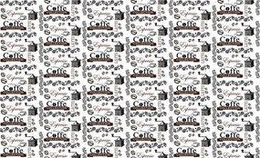 Fotótapéta Kávé Vintage Gabona Espresso Grafika Minta 254x184 +ragasztó